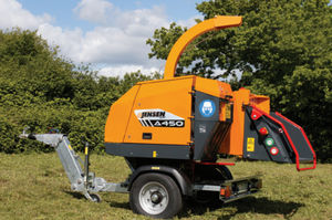 towed wood chipper