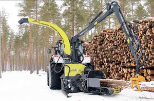 mounted wood chipper