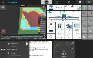 spraying control system