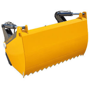 silage unloading shovel bucket