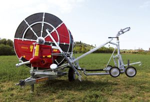 turbine-drive irrigation hose reel 1