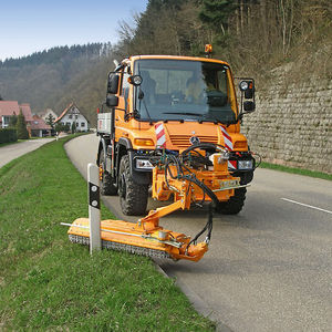 front-mount reach mower