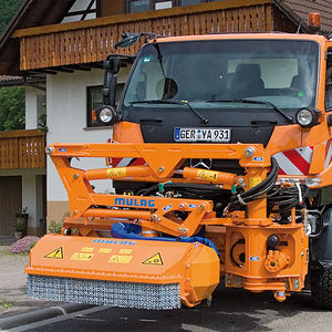 front-mount reach mower / flail / weeding