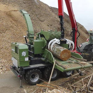 mounted wood chipper