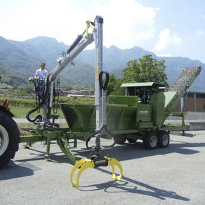 towed wood chipper