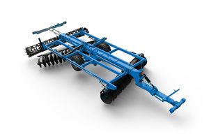 trailed disc harrow / offset / with hydraulic adjustment / 3-point hitch