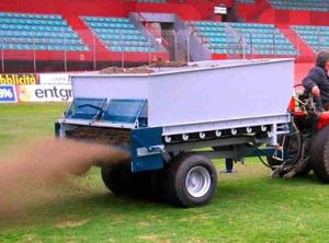 trailed salt spreader
