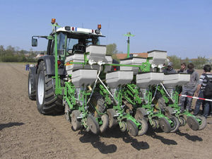 pneumatic precision seed drill