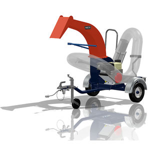 towed leaf vacuum