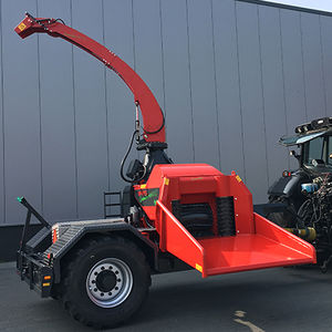 towed wood chipper