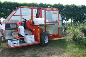 raspberry harvester machine