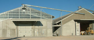 seeds and grain storage bin