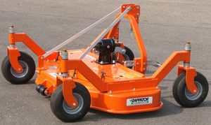 landscaping rotary cutter / rear-mount / PTO-driven