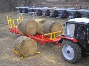 round bale loader