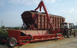 unloading receiving hopper