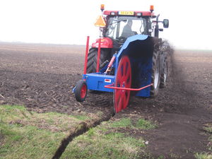 single-wheel ditcher