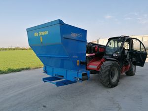 mounted straw blower