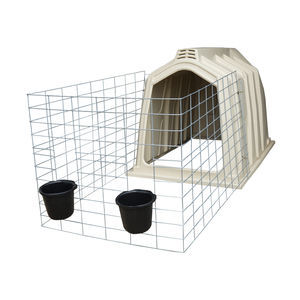 calf hutch wire fence
