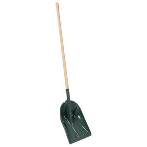 shovel with wooden handle