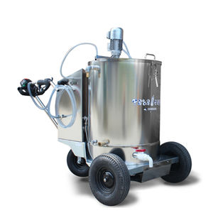 milk cart with mixer
