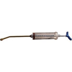 plastic veterinary syringe