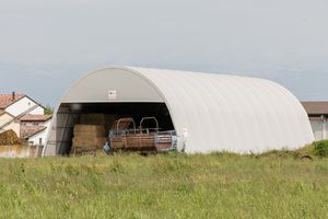 hay storage tunnel