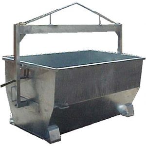 metal waste container