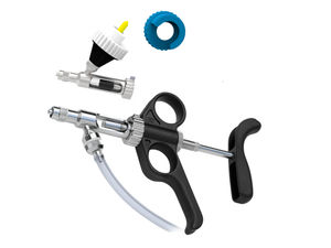 metal veterinary syringe