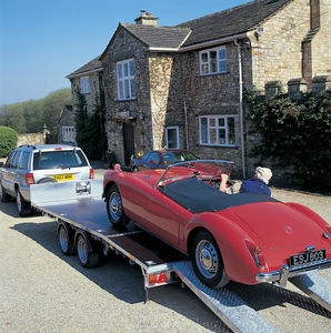 flatbed trailer