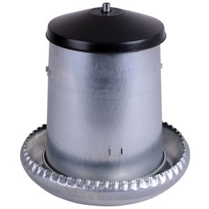 poultry hopper feeder / galvanized steel / multi-access