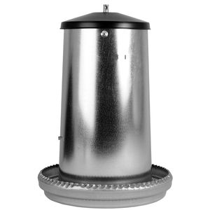 poultry hopper feeder / galvanized steel / multi-access