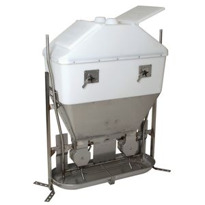 pig trough / polyethylene / stainless steel
