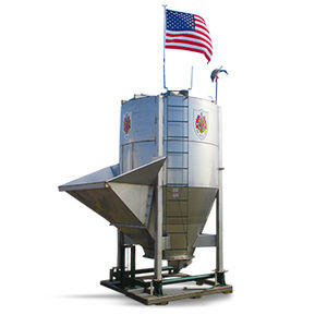 vertical fertilizer blender