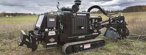 walk-behind stump grinder