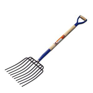 hay pitchfork with wooden handle