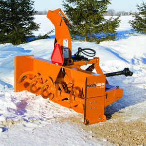 mounted snow blower