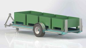 flatbed trailer