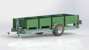 flatbed trailer