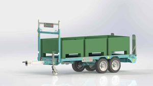 flatbed trailer