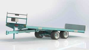 flatbed trailer