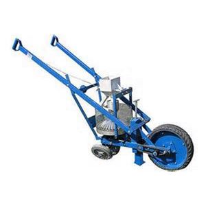 1-row manual seeder / walk-behind / for research