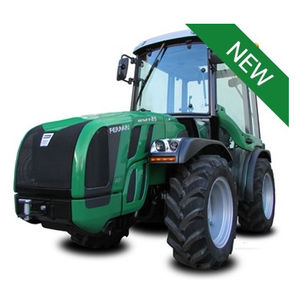 narrow tractor / hydrostatic / with cab / front PTO