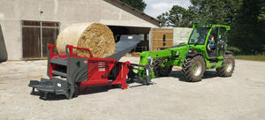 mounted straw blower and feeder 1