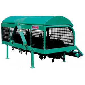 tractor-mounted soil aerator
