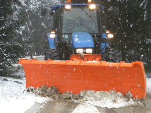 straight snowplow blade