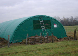 seeds and grain storage tunnel