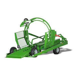 in-line bale wrapper
