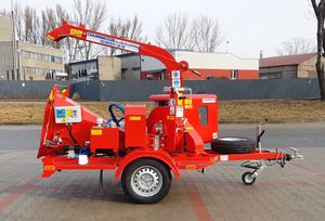 towed wood chipper