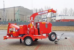 towed wood chipper