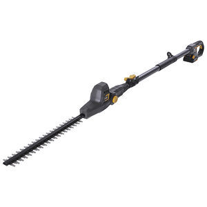 battery-powered hedge trimmer